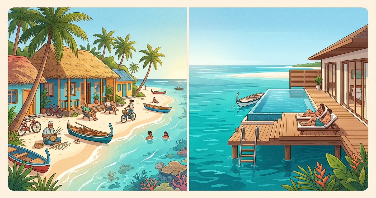 Maldives Guesthouse vs Resort: Cost Comparison 2026 – Unpacking Your Trip Budget